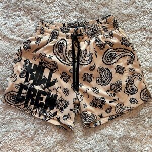 Kill Crew Thigh High Paisley Shorts XS